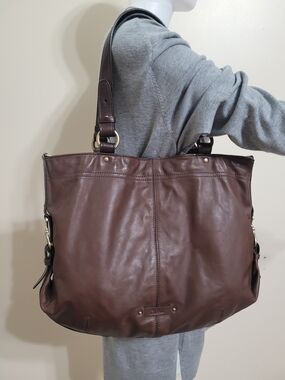 Cole Haan  Tote Bag in Dark Brown - Classic Women's Shoulder Bag